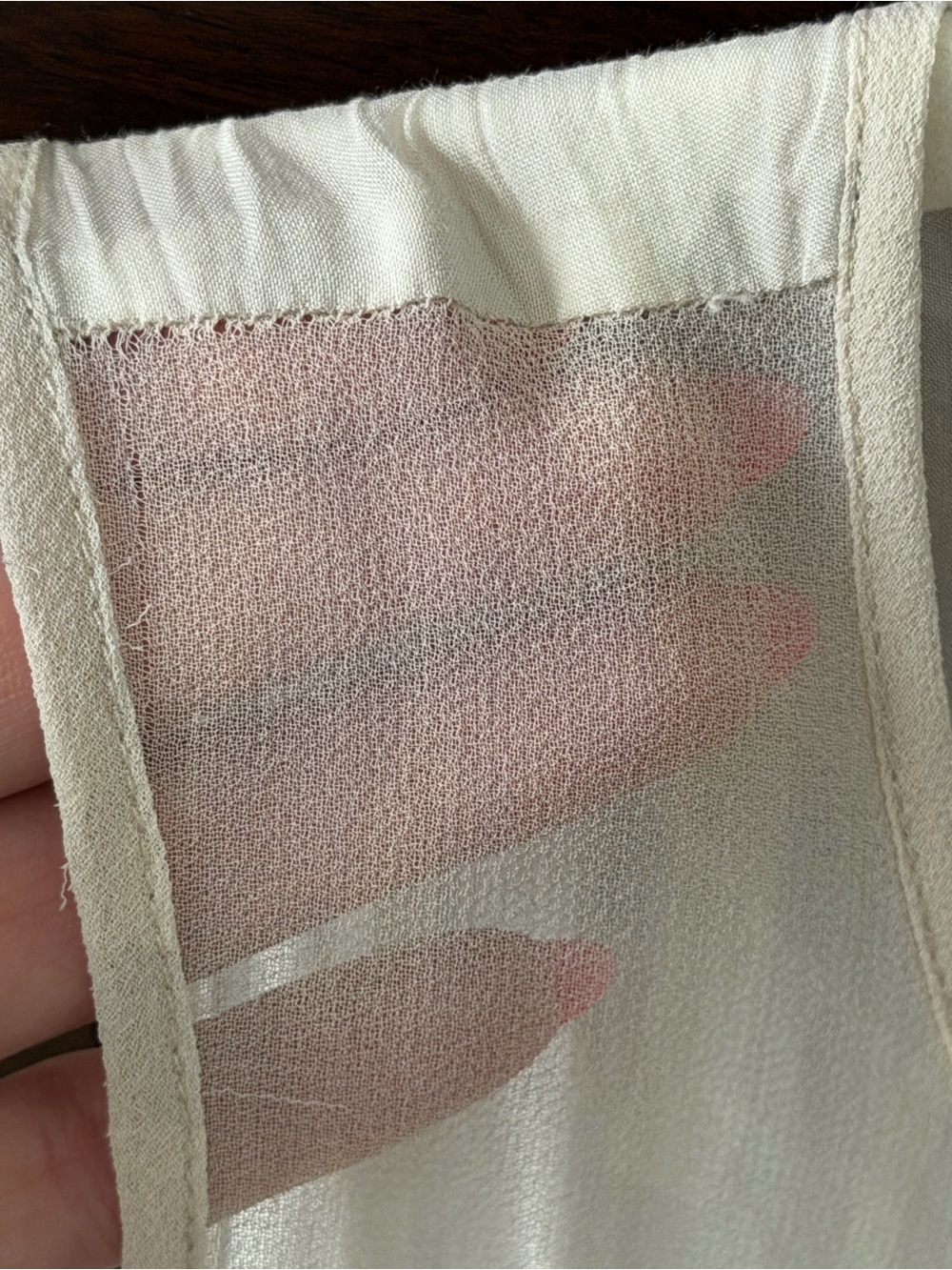 Gap Layered Ruffle Tank | Cream | M - Picture 3 of 4
